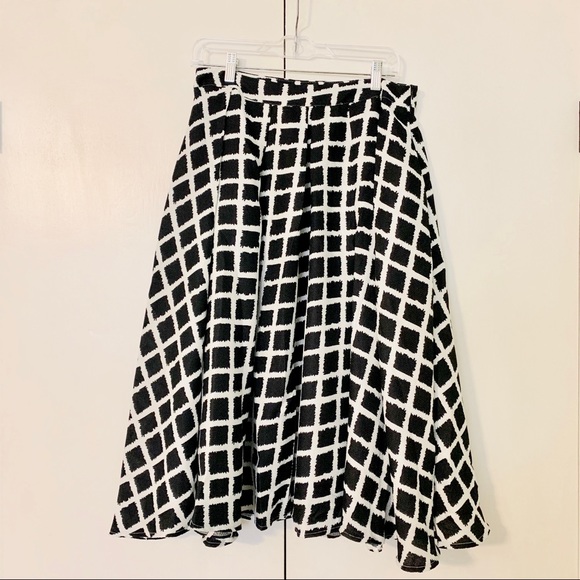 SweetSalt Dresses & Skirts - Black and White Pleated Skirt